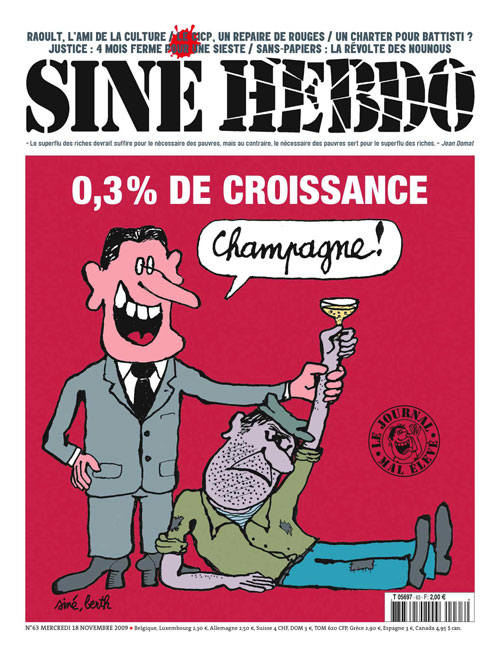 Siné hebdo n°63 Siné hebdo n°63